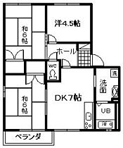 グランソレイユＢ棟  ｜ 大阪府泉南市信達市場（賃貸アパート3DK・2階・50.78㎡） その2