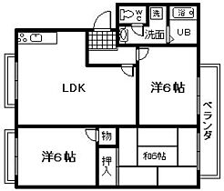 メゾンドオーク  ｜ 大阪府泉佐野市長滝（賃貸アパート3LDK・2階・62.00㎡） その2