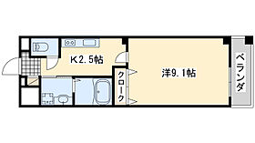 セレブ・パール二色  ｜ 大阪府貝塚市窪田（賃貸アパート1K・2階・31.02㎡） その2