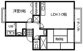 アポロハイツ3  ｜ 大阪府貝塚市澤（賃貸アパート2LDK・2階・51.34㎡） その2