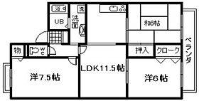 シャイニーSHIBATA2  ｜ 大阪府泉佐野市中町4丁目（賃貸アパート3LDK・2階・65.00㎡） その2