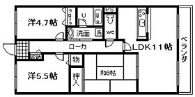 大阪府泉佐野市日根野（賃貸マンション3LDK・2階・63.80㎡） その2