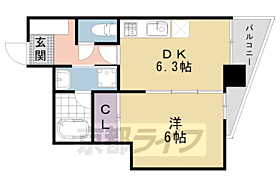 京都府京都市上京区千本通下立売上る十四軒町（賃貸マンション1DK・9階・33.60㎡） その2