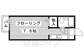 京都府京都市右京区梅津高畝町（賃貸アパート1K・2階・19.78㎡） その2