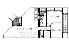 京都府京都市上京区釜座通椹木町下る夷川町（賃貸マンション2LDK・9階・81.75㎡） その2