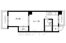 京都府京都市上京区小川通上長者町上る下小川町（賃貸マンション1DK・3階・26.15㎡） その2