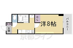 京都府京都市右京区西院坤町（賃貸マンション1K・6階・21.83㎡） その2