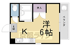 京都府京都市右京区宇多野福王子町（賃貸マンション1K・2階・21.27㎡） その2