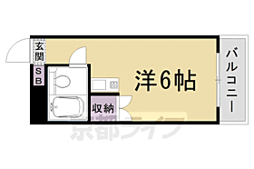 京都府京都市右京区太秦椙ケ本町（賃貸マンション1K・3階・16.35㎡） その2