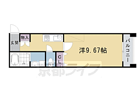 京都府京都市北区紫野上御所田町（賃貸マンション1K・2階・29.43㎡） その2