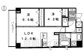 ルッソ烏丸五条 302 ｜ 京都府京都市下京区不明門通鍵屋町上る上平野町（賃貸マンション2LDK・3階・52.84㎡） その2