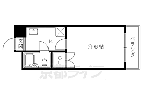 京都府京都市右京区常盤村ノ内町（賃貸マンション1K・5階・19.00㎡） その2