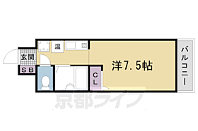 京都府京都市右京区五条通西大路西入西院南高田町（賃貸マンション1K・8階・23.00㎡） その2