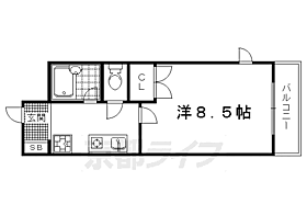 京都府京都市上京区一条通六軒町西入三条殿町（賃貸マンション1K・3階・23.65㎡） その2