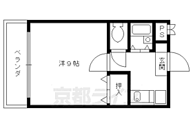 ロイヤルティみの 309 ｜ 京都府京都市東山区大和大路通正面下る大和大路1丁目（賃貸マンション1K・3階・25.18㎡） その2