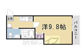 京都府京都市右京区梅津神田町（賃貸マンション1K・2階・26.07㎡） その2