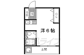 京都府京都市右京区嵯峨北堀町（賃貸アパート1K・2階・14.23㎡） その2