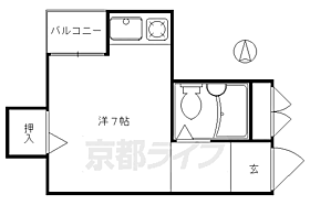 福野マンション 102 ｜ 京都府京都市下京区不明門通七条上る粉川町（賃貸マンション1R・1階・16.67㎡） その2