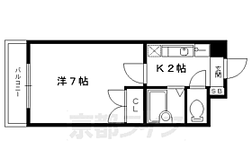 京都府京都市上京区石薬師通河原町西入大猪熊町（賃貸マンション1K・4階・21.00㎡） その2