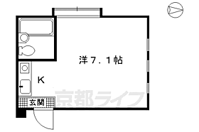 ステーション京都女子ハイツ 301 ｜ 京都府京都市下京区北小路通新町西入辰巳町（賃貸マンション1R・3階・14.50㎡） その2