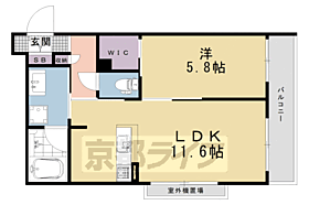 エスポワールＫ2　京都駅西 303 ｜ 京都府京都市下京区岩上通木津屋橋上る木津屋町（賃貸マンション1LDK・3階・44.79㎡） その2