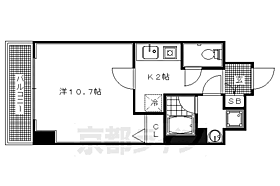 京都府京都市中京区聚楽廻中町（賃貸マンション1K・7階・30.96㎡） その1