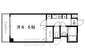 京都府京都市上京区五辻通浄福寺西入一色町（賃貸マンション1K・3階・24.00㎡） その2