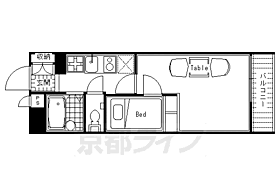 京都府京都市中京区西ノ京円町（賃貸マンション1K・1階・19.87㎡） その2