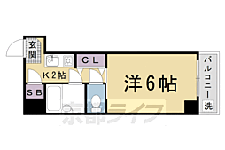 間取図画像 1K