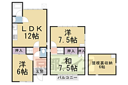 修学院中林町貸家 C