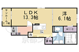 ベラーノ I 1LDKの間取図画像