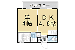 La.Calme 1DKの間取図画像