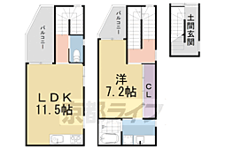 DEMACHIMAISON 1LDKの間取図画像