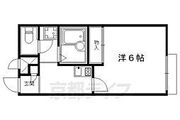レオパレスフジ 1Kの間取図画像