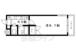 京都市営烏丸線 今出川駅 徒歩15分 2階/-