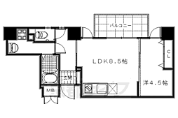 ＶＩＬＬＡ　ＭＡＲＹ五条 2階/206