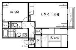 グランメール 2LDKの間取図画像