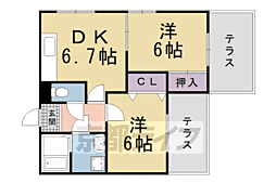 S-Glanz 2DKの間取図画像
