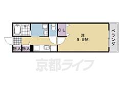 セレーノS・K 1Kの間取図画像