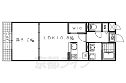ラヴィータ 1LDKの間取図画像
