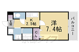 ペスカ 1Kの間取図画像
