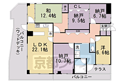 ハートフルマンション 2SLDKの間取図画像