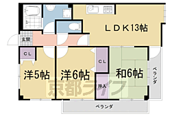 ラ・ペルル城陽 2階