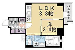 ジオエント四条大宮 6階/601
