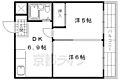 華園マンション1階6.3万円