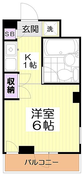 東京都杉並区和田３丁目(賃貸マンション1K・3階・18.00㎡)の写真 その2