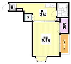 東京都中野区中野５丁目（賃貸マンション1K・3階・22.00㎡） その2