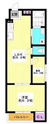 第一アパート 2LDKの間取図画像