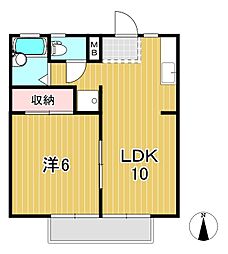 間取図画像 1LDK