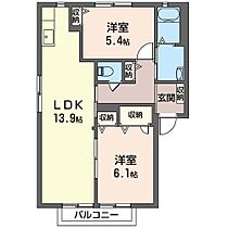 関ハイツ 201 ｜ 茨城県日立市田尻町４丁目（賃貸アパート2LDK・2階・57.80㎡） その2